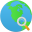 Search globe icon