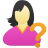 Female-user-help icon