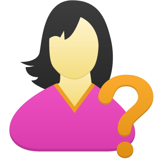 Female-user-help icon
