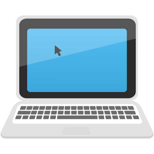 Laptop Icon | Flatastic 7 Iconpack | Custom Icon Design