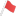 Flag red icon