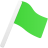 Flag1-green icon