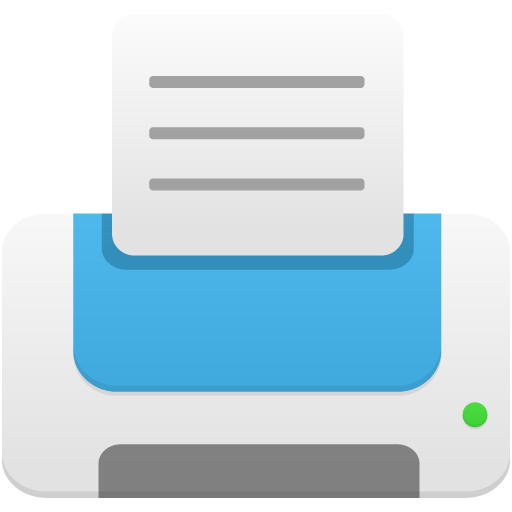 Printer-blue icon