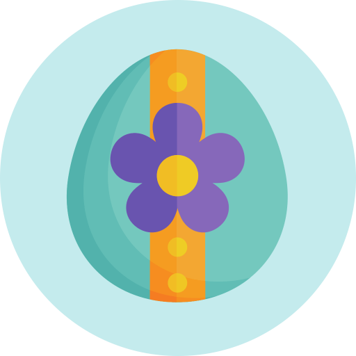 Easter-Egg-Flower icon