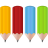 Color-pencils icon