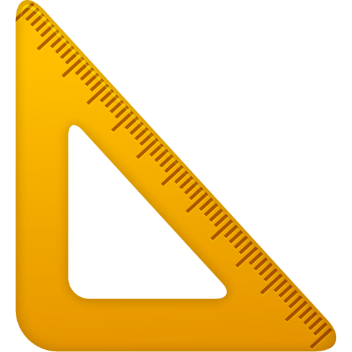 Triangle-ruler icon