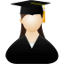 Graduate-female icon