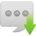 Message-bubble-received icon