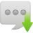 Message-bubble-received icon
