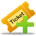 Create-ticket icon