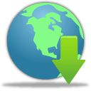 Globe Download icon