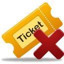 Remove-ticket icon