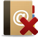 Addressbook remove icon