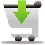 Shopping-cart-insert icon