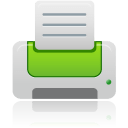 Printer green icon