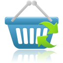 Shopping-basket-refresh icon