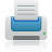 Printer blue Icon | Pretty Office 6 Iconset | Custom Icon Design