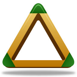 Sport triangle icon