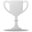 Trophy silver icon