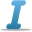 Text itailc icon