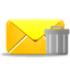 Email trash icon