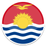 Kiribati Icon | Round World Flags Iconset | Custom Icon Design
