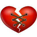 Stitch-heart icon