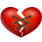 Stitch-heart icon