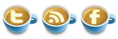 Latte Art Social Icons