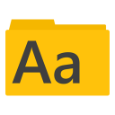 Fonts-Folder icon