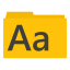 Fonts Folder icon