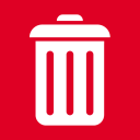 Folders OS Recycle Bin Full Metro icon