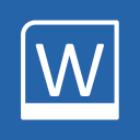 Office Apps Word alt 2 Metro icon