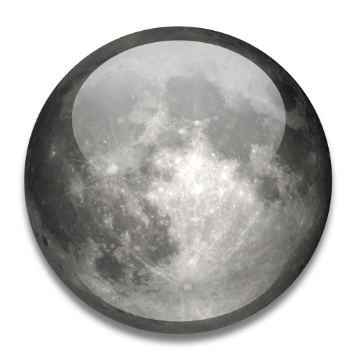 Moon Icon, Solar System Iconpack