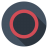 Playstation circle dark icon