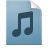 Document-music-playlist icon