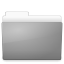 Folder grey icon
