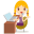 Callcenter-girls-blonde icon