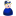 Harlequin blue icon