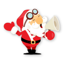 Santa shout icon