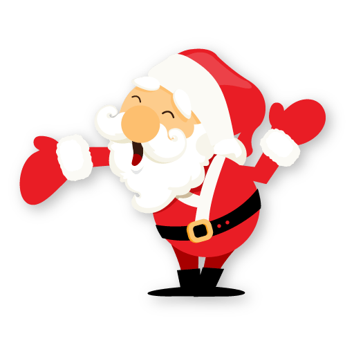 Santa-hand icon