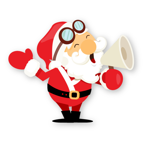 Santa-shout icon