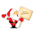 Santa-merry-christmas icon
