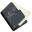 Folder-flower-black icon