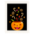 Stamp candy pumpkin icon