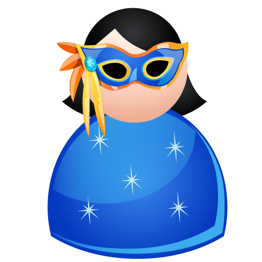 Mask-woman icon