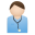 Doctor assistant icon