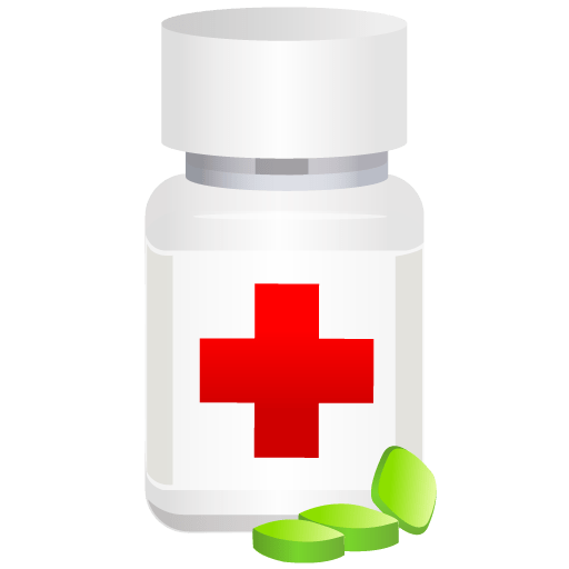 Medical-pills-pot icon