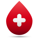 Blood-drop icon
