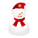 Sleepy-snowman icon